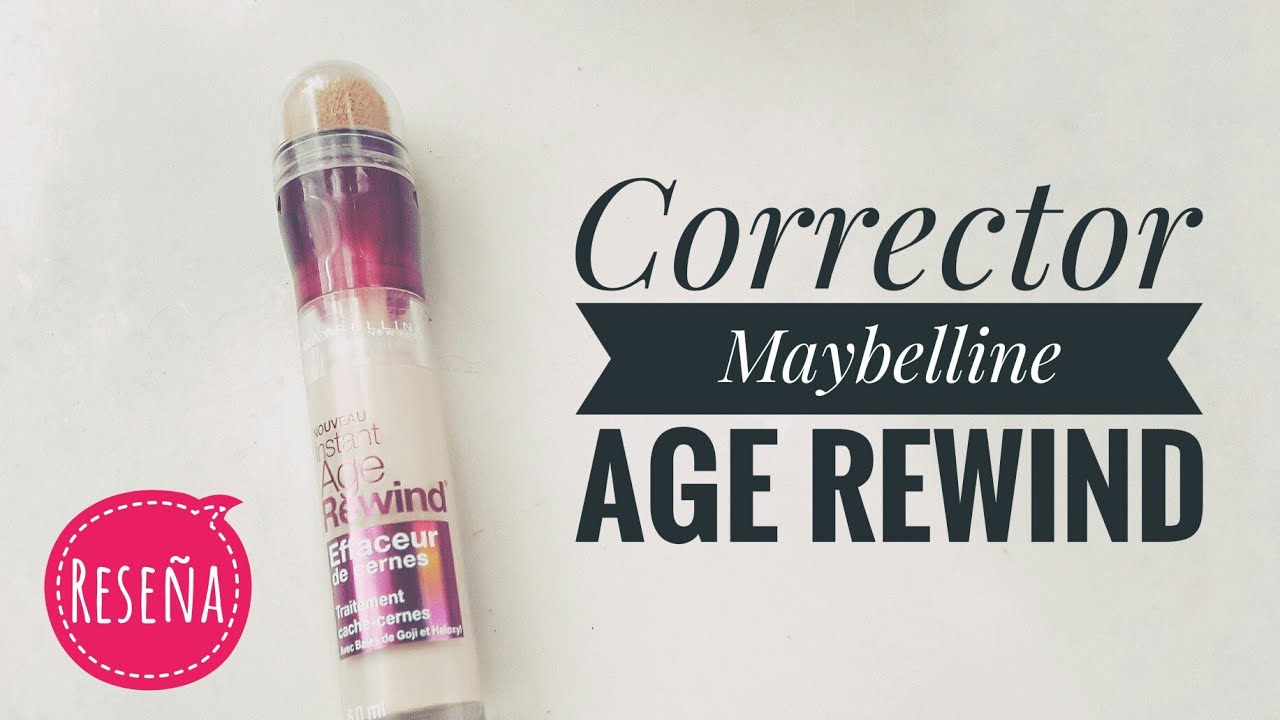 Maybelline age rewind corrector - RESEÑA maquillaje a prueba de agua revlon