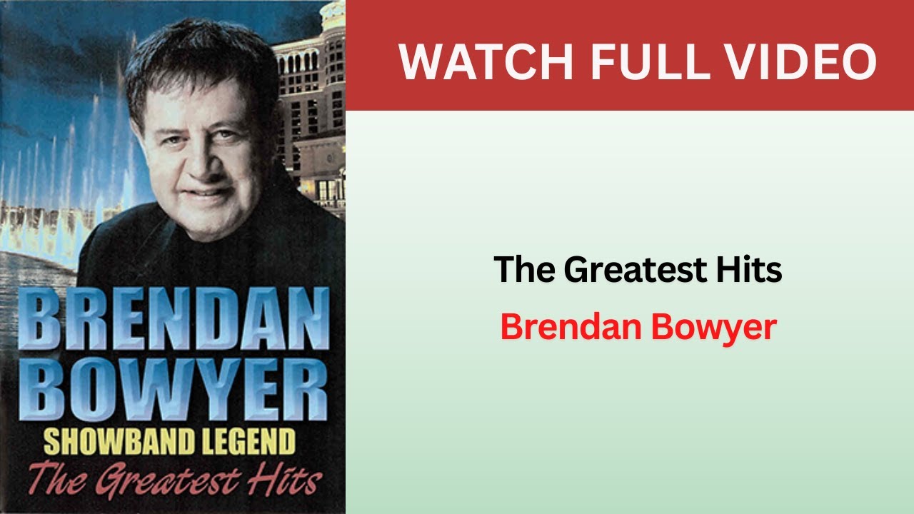 Brendan Bowyer - Showband Legend (Full Live Show)