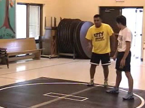 Wrestling Technique- Isreal Martinez's Russian Defense to Single set up