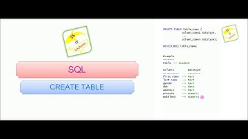 SQL 3 CREATE TABLE in Oracle
