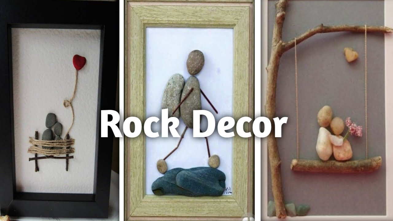 Creative Rocks Decorations Creative Rock Decor Ideas For Homes I Sharifa Fashion - YouTube