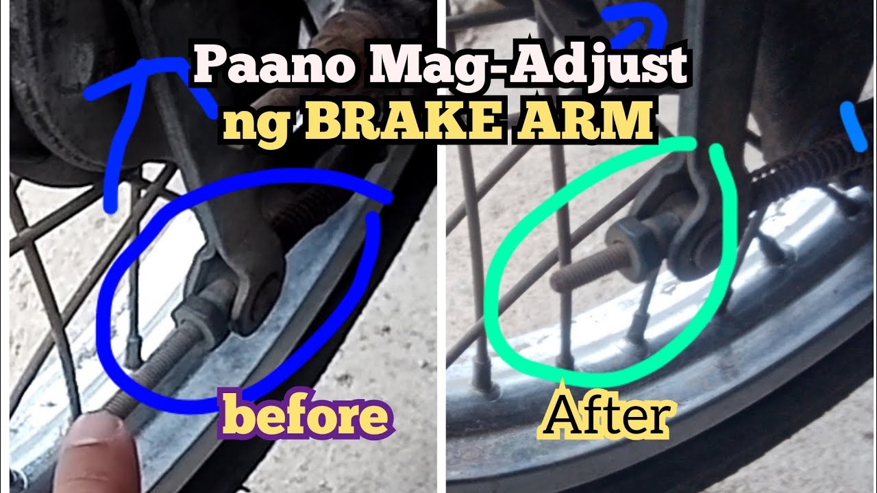 How to adjust brake Arm w/out removing Tire YouTube