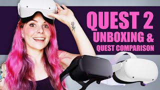 Oculus Quest 2 Unboxing and First Impressions + Quest 2 vs Quest 1 Comparison