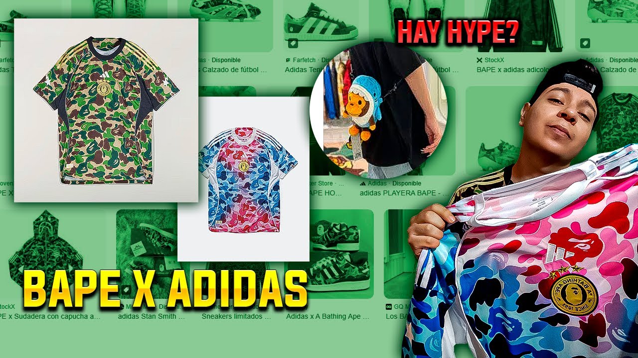 Compré los Jerseys BAPE X ADIDAS + Baby Milo Bag con proveedor CHINO