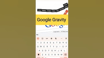 Google Gravity | Fun with Google | Easy Tricks #shorts #youtubeshorts #ytshorts