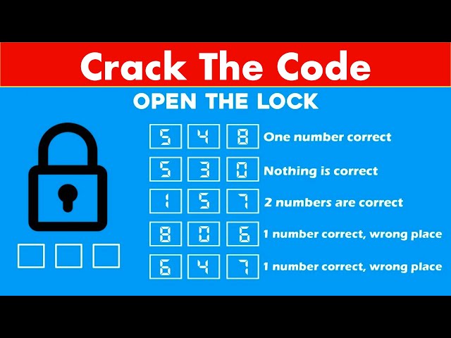 crack the code 548