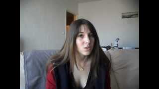 Video thumbnail of "moi chantant " ne pars pas" de Sofia Mestari"