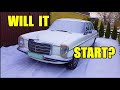 #37 Mercedes 200 W115 1975 Cold Start. Will it start?