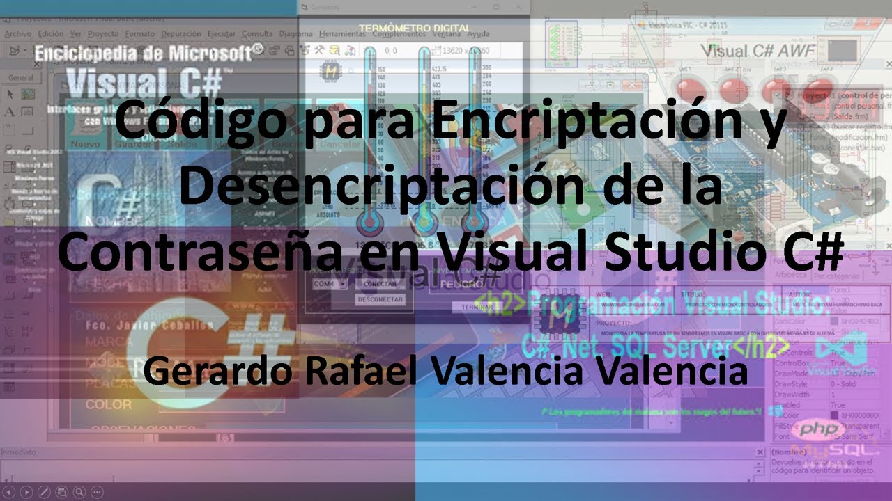 Código para Encriptación y Desencriptación de la Contraseña en Visual ...