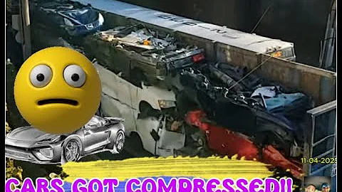 8 CARS GOT Compressed! Live-Stream of USA! #Live-Stream
