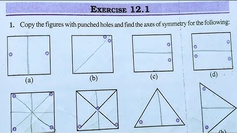 Class 7th maths | Exercise 12.1 | Chapter 12 | SYMMETRY | NCERT | Solution | CBSE BOARD