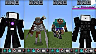 TV Titan vs Minecraft skeleton versus Zombie vs skibiditoilet