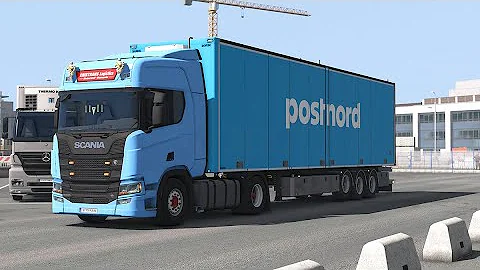 [ETS2 1.37 open beta] Euro Truck Simulator 2 - Scania NextGen R520 V8 - Trailer Vak - Cursa in Nord