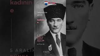 5 Aralık Dünya Kadın Hakları Günü Kutlu Olsun.