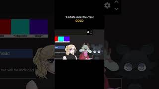 me and my friends rank the color gold @skynixart