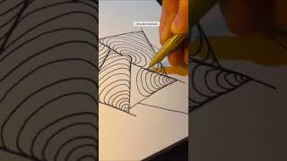 Easy Doodle Tutorial 😻 Day 33 #shorts #doodlewithnadia #art #doodle #zentangle