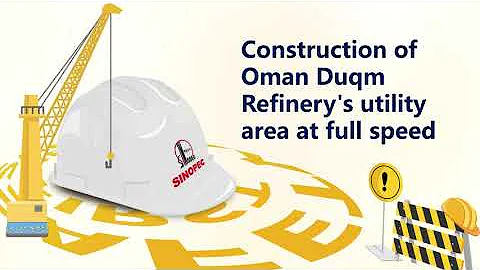 Construction of Oman Duqm Refinery's utility area at full speed