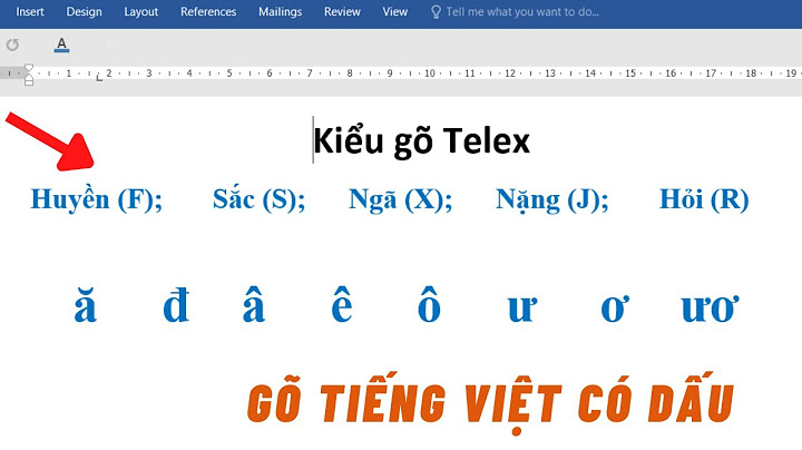 Hướng dẫn viết chữ có dấu trên máy tính