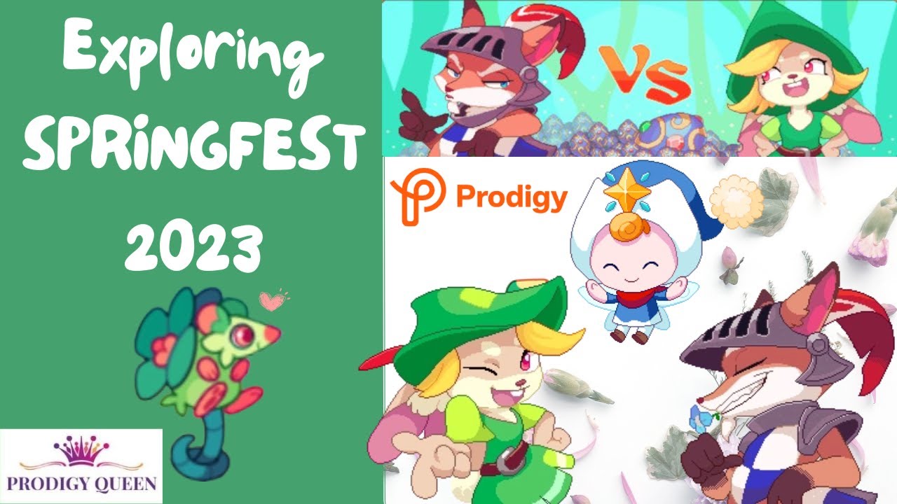 PRODIGY MATH GAME Exploring SPRINGFEST 2023 + Intriguing Leveling Up