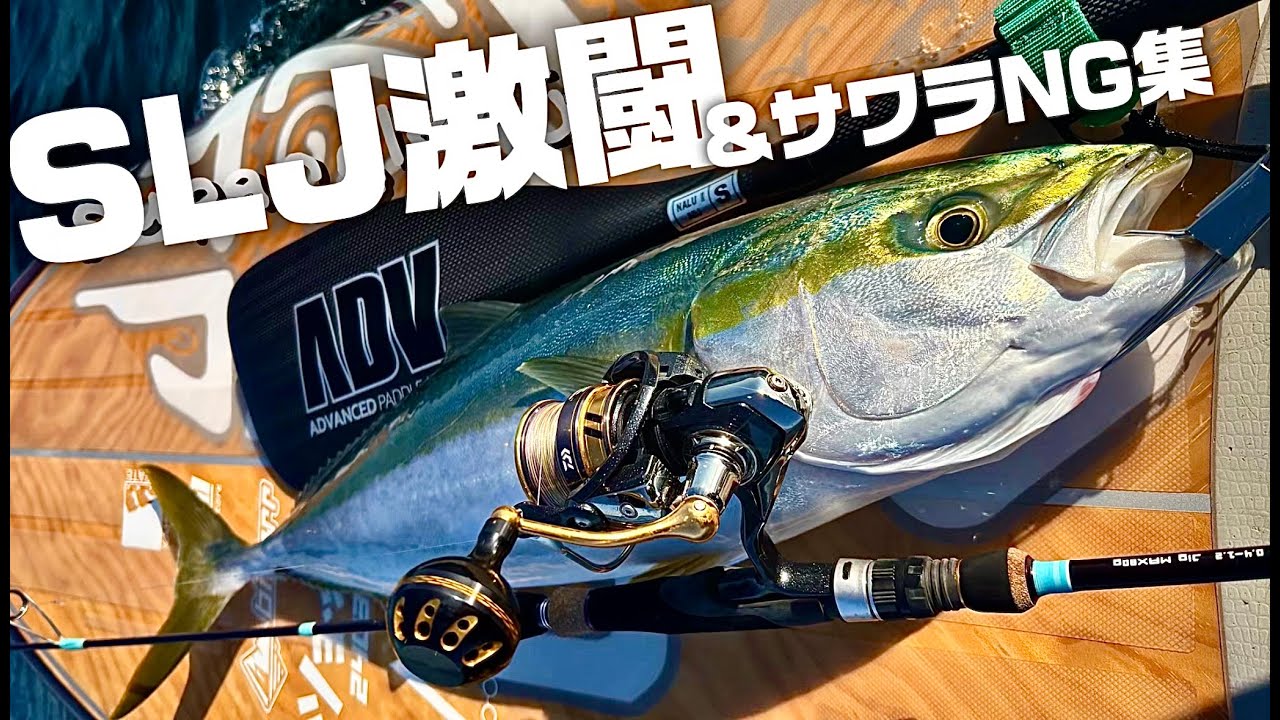 【激闘SLJ】レガリス3000とオーバードライブで大物を釣るとこうなる！（＆次回の参考になるサワラのミスバイトNG集）