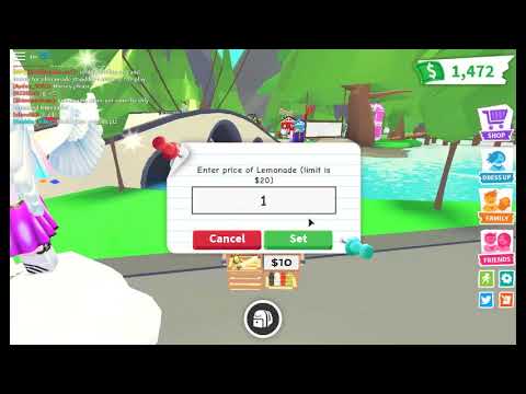 Adopt Me Lemonade Stand Update Roblox Youtube - how to get free lemonade stands in roblox adopt me youtube