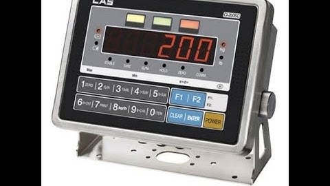 Hiệu chuẩn, kiểm định cân điện tử CI-200 - Calibration CAS CI-200