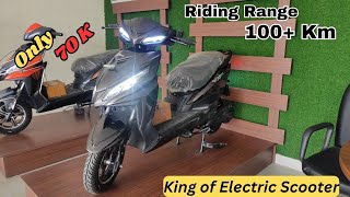 Best Electric Scooter Joy E Bike Wolf Eco full detailed review | On Road Price & 100 plus range 😍 Resimi