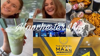 A day out in Manchester! Crystal Maze experience, blank street & more...