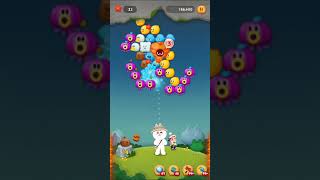 Bubble2 91&96&103章節 果凍奬勵關卡4-1《35球 收集海星》