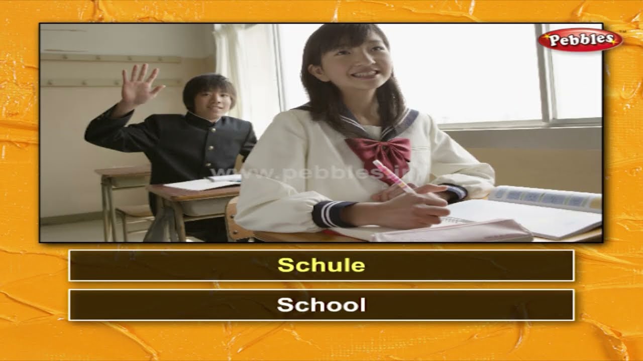 Learn German Vocabulary | Learn German Through English | German For Beginners | Pebbles