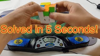Rubiks Cube Solved in 5.88 Seconds! (First Sub-6 on Cam)