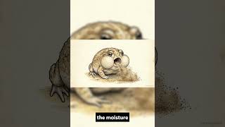 The Squeakiest Frog You’ve Ever Heard! 🐸 #desertrainfrog #wildlife #shorts