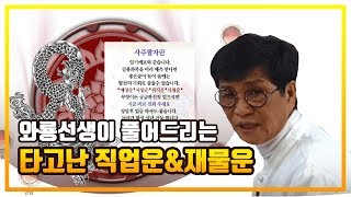 와룡철학원 직업운 재물운 보기