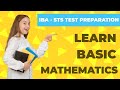 Maths | IBA - STS | SIBA Testing Service BPS 05 to BPS 15 Test Preparation #2023