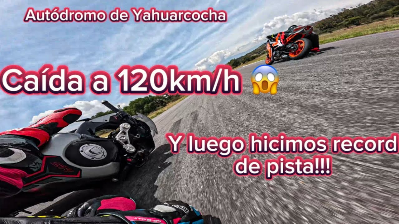 Yamaha R6 y CFmoto 450SR en el Autódromo de Yahuarcocha Ecuador | Free practice