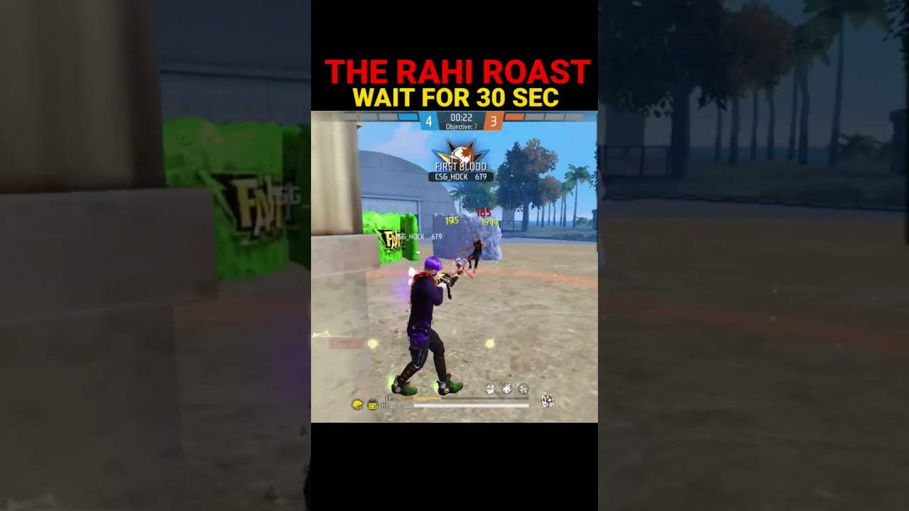 the Rahi roast video 🤬 | free fire youtuber roast  | free fire Funny roast 