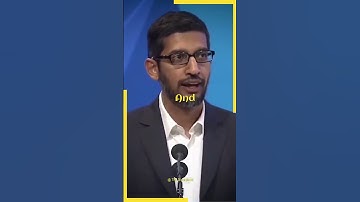 You can change the WORLD- Sundar Pichai