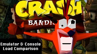 Crash Bandicoot Emulator & Console - Load Comparison 2022 Edition