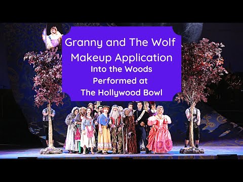 Character Theatre Makeup Tutorial - Into the Woods - Granny and The Wolf