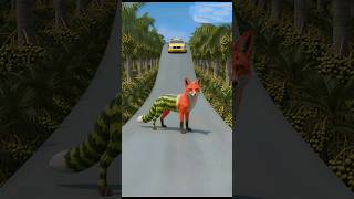 Big & Small Cars & Bus Vs 3 Dogs - Beamng.drive 73