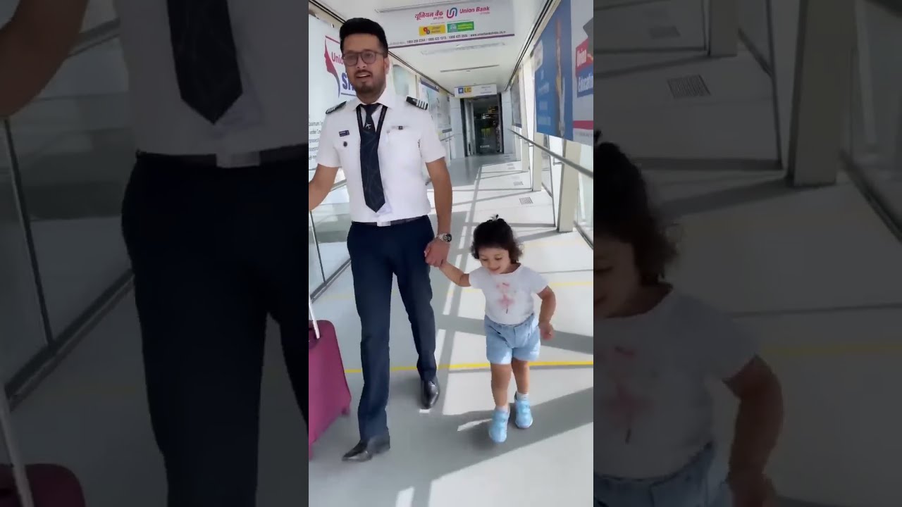 Father Daughter Goals IndiGo 6E