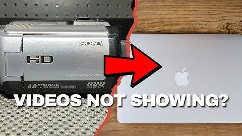Sony HDD Camcorder Videos Missing on Mac? Easy Fix