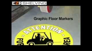 Warehouse Signs: Floor Graphic Markers - EZR Shelving by EZR Shelving 267 views 10 years ago 55 seconds