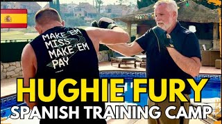 EXCLUSIVE TRAINING FOOTAGE OF PETER & HUGHIE FURY FROM SPANISH TRAINING CAMP IN LA FINCA