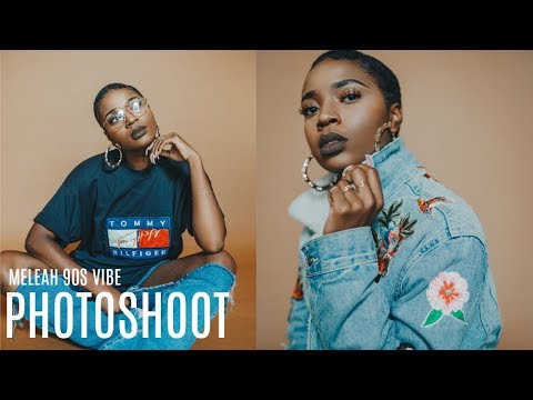 STUDIO SHOOT USING NATURAL LIGHT (BTS AND LOOKBOOK)