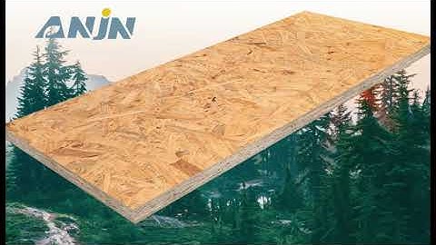 OSB engineered lumber oriented strand board production