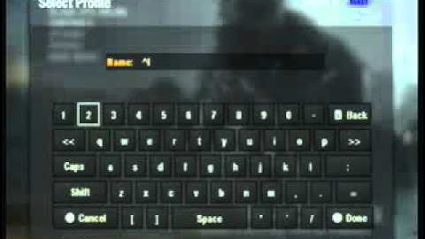 Wii - COD Black Ops - Profile Name Color Change