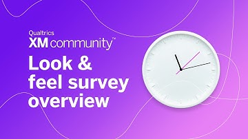 2 Minute Tips: Look & Feel Survey Overview