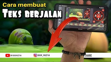 Cara membuat teks berjalan greenscreen menggunakan kinemaster || Running text di kinemaster