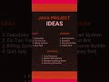 Java Project Ideas: Easy to Hard 💻